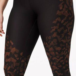 LULULEMON MAPPED OUT HIGH-RISE TIGHT 28" Black Color Size 2